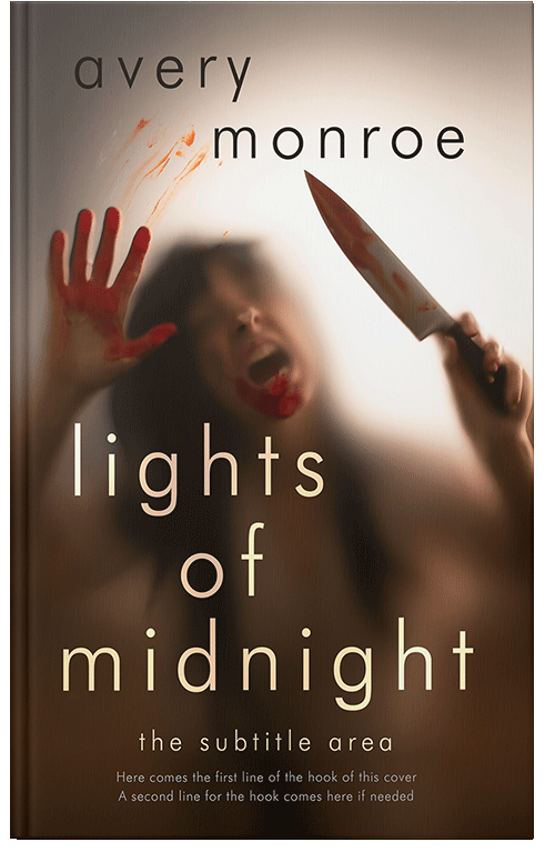 Front view of Metallic Bronze #17541 - Premade Mystery & Thriller & Suspense Book Cover