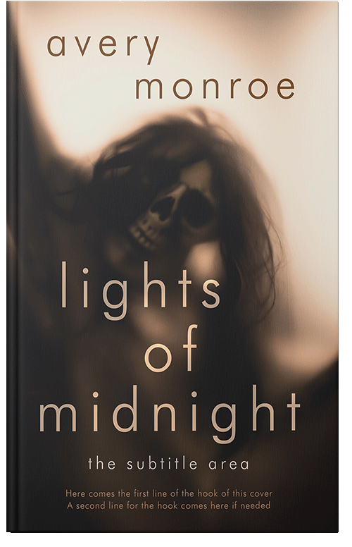 Front view of Stark White #17543 - Premade Horror Book Cover