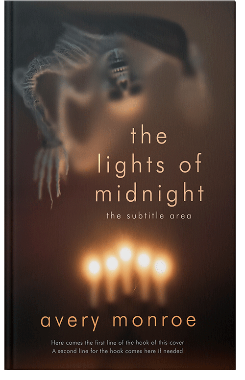 Front view of Bistre #17545 - Premade Horror Book Cover