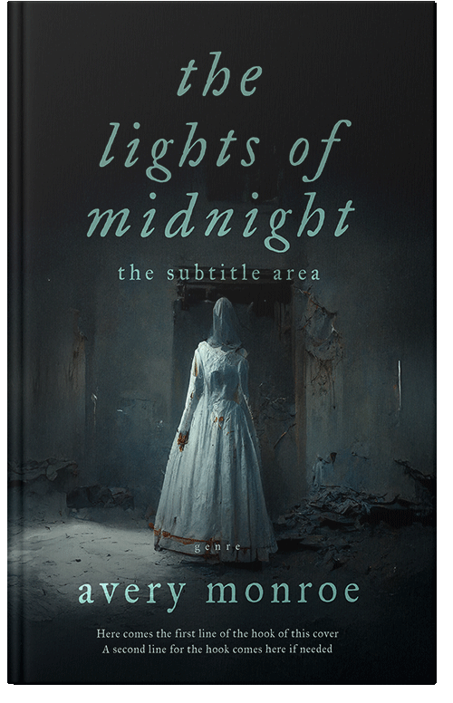 Front view of Bunker #17548 - Premade Horror Book Cover