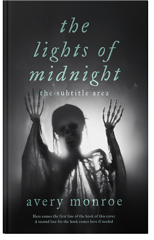 Front view of Shark #17549 - Premade Horror Book Cover