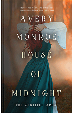 Pre Made Book Cover Tan