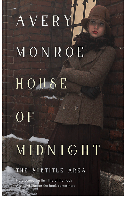 Front view of Premade Historical Book Cover - Gondola