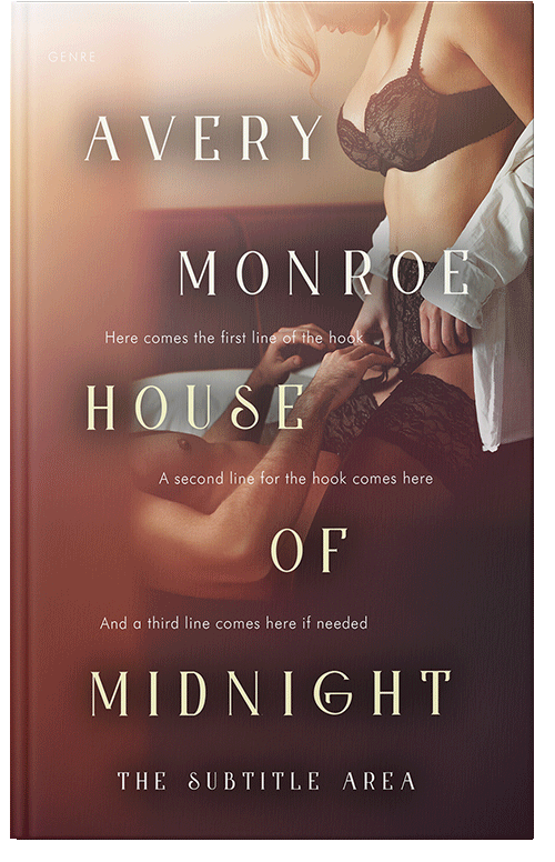 Front view of Premade Erotica Book Cover - Congo Brown