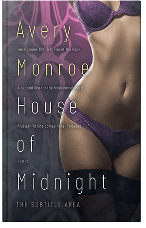 Pre Made Book Cover Blackcurrant