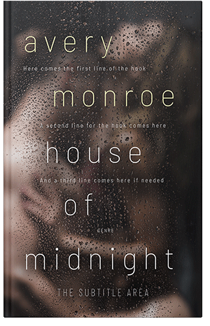 Pre Made Book Cover Cocoa Brown