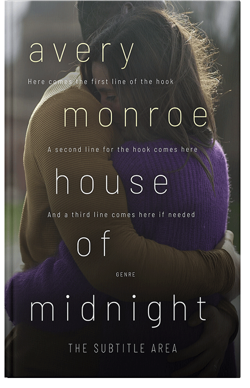 Front view of Premade Romance Book Cover - Thunder