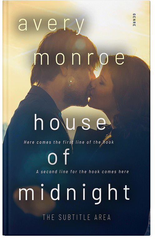 Front view of Double Spanish White #17593 - Premade Romance Book Cover