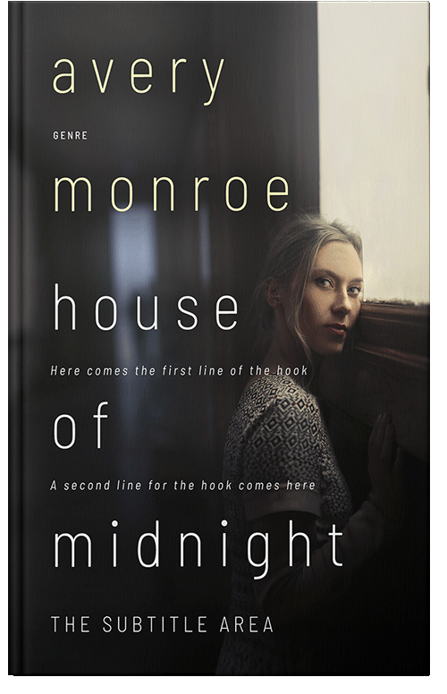 Front view of Cod Gray #17597 - Premade Literary Fiction Book Cover