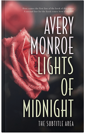 Pre Made Book Cover Petite Orchid