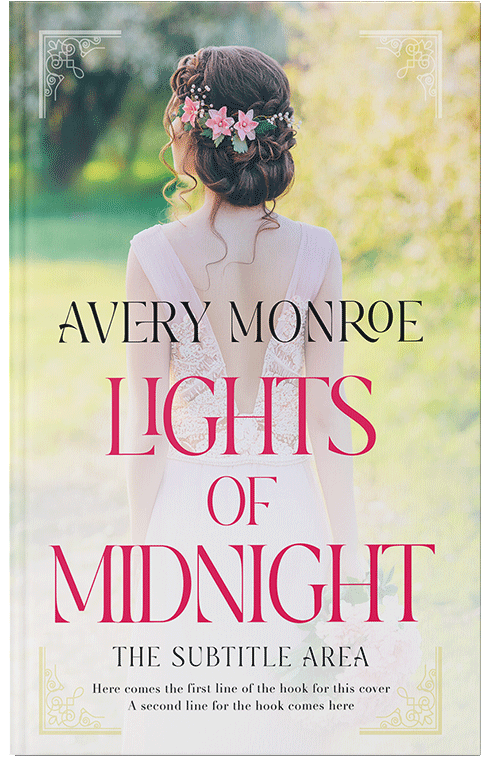 Front view of White Rock #17617 - Premade Romance Book Cover