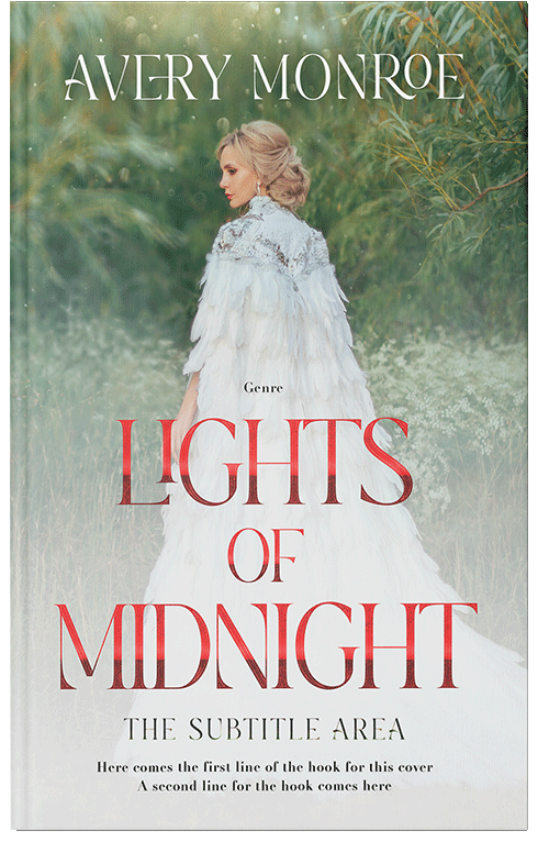 Front view of Quill Gray #17621 - Premade Fantasy Book Cover