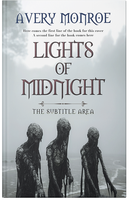 Front view of Iron #17626 - Premade Horror Book Cover | BookCoverZone*