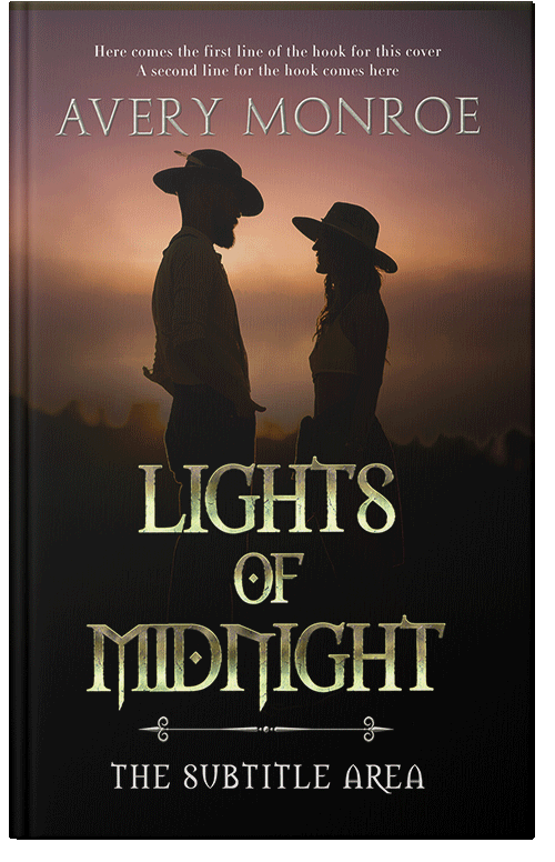 Front view of Premade Western Book Cover - Gondola