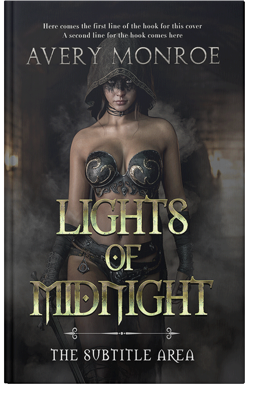 Front view of Thunder #17636 - Premade Fantasy Book Cover | BookCoverZone*