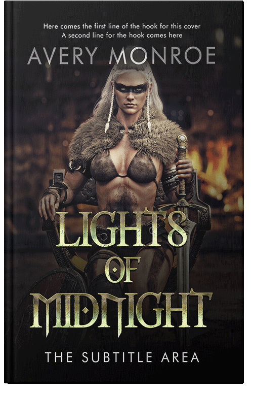 Front view of Cod Gray #17640 - Premade Fantasy Book Cover | BookCoverZone*