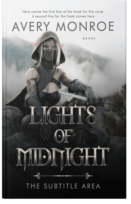 Front view of Tuatara #17643 - Premade Fantasy Book Cover | BookCoverZone*