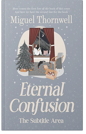 Premade Book Cover Gray Chateau