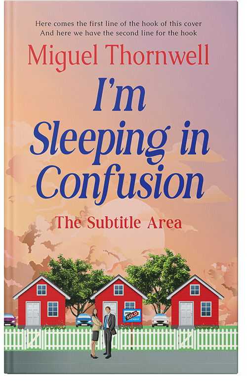 Front view of Premade Romance Book Cover - Unknown