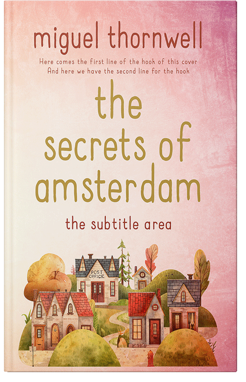 Front view of Premade Literary Fiction Book Cover - Givry