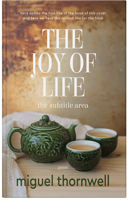 Front view of Premade Self-Improvement & Self-Help Book Cover - Sandal