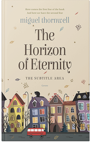 Premade Book Cover Stark White