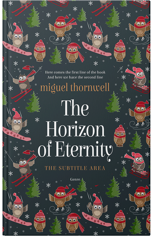 Front view of Premade Children's Book Cover - Outer Space