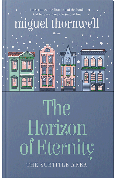 Front view of Premade Literary Fiction Book Cover - Hoki