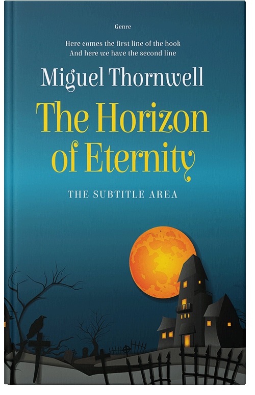 Front view of Premade Children's Book Cover - Chathams Blue