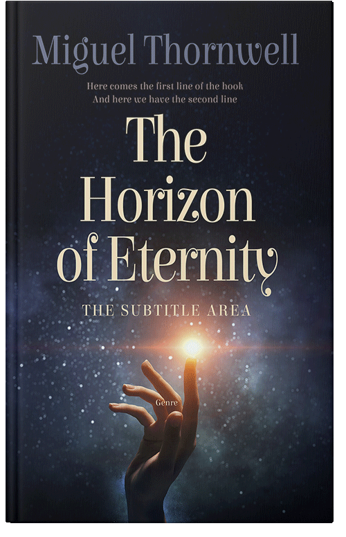 Front view of Premade Religion & Spirituality Book Cover - Mirage