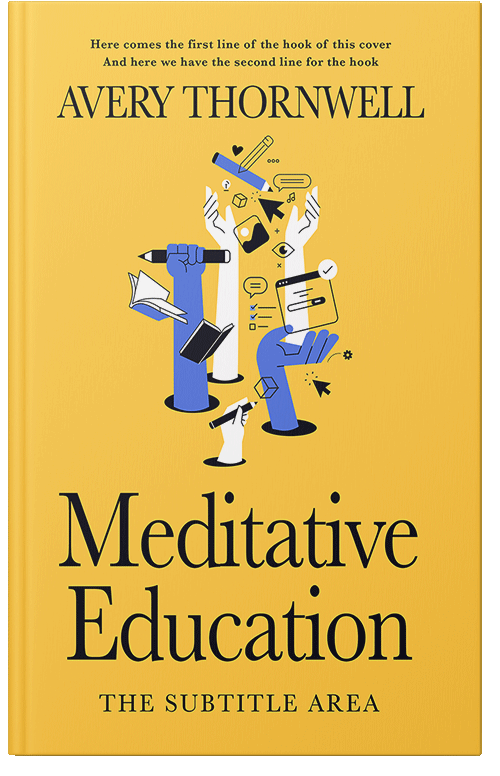 Front view of Custom & Premade Self-Improvement & Self-Help Book Cover - Saffron Mango #17747 | BookCoverZone*