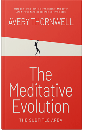 Premade Book Cover Alizarin Crimson