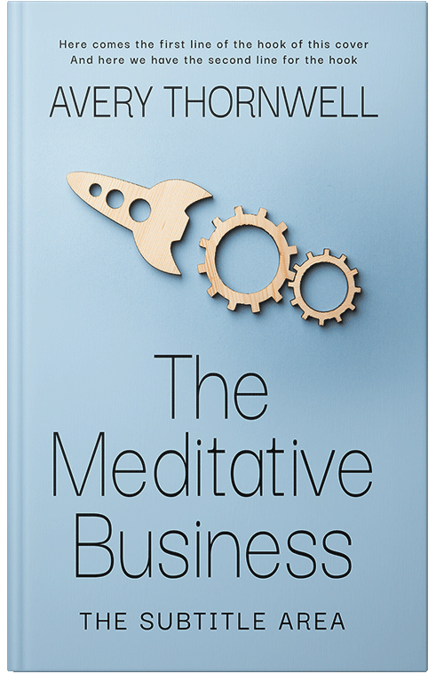 Front view of Custom & Premade Self-Improvement & Self-Help Book Cover - Periwinkle Gray #17758 | BookCoverZone*