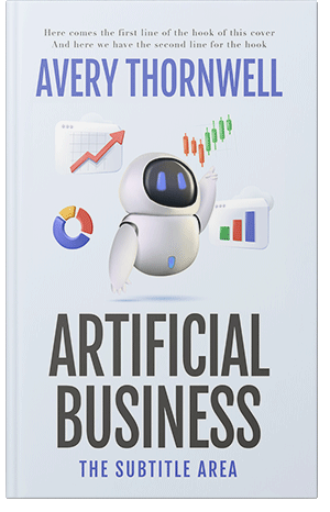 Premade Book Cover Black Squeeze