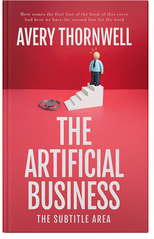 Front view of Custom & Premade Business Book Cover - Valencia #17768 | BookCoverZone*