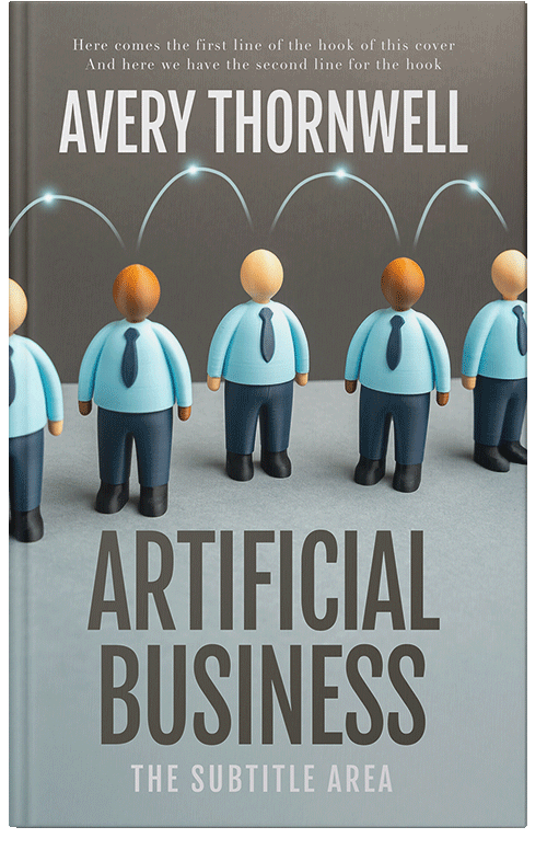 Front view of Custom & Premade Self-Improvement & Self-Help Book Cover - Fuscous Gray #17769 | BookCoverZone*