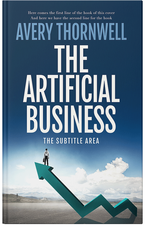 Front view of Custom & Premade Business Book Cover - Eden #17771 | BookCoverZone*