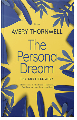 Premade Book Cover Cream Can