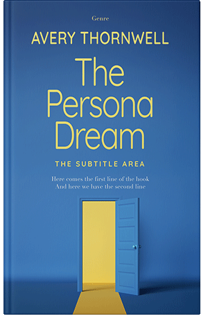 Premade Book Cover Azure