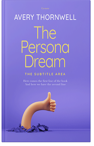 Premade Book Cover Medium Purple