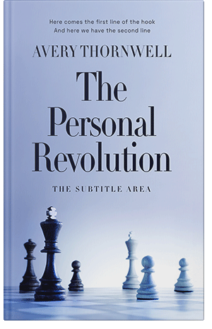 Premade Book Cover Periwinkle Gray