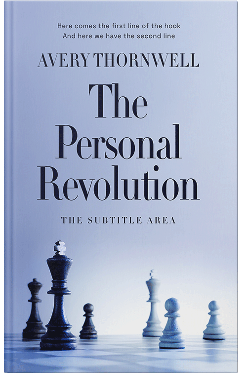 Front view of Custom & Premade Self-Improvement & Self-Help Book Cover - Periwinkle Gray #17784 | BookCoverZone*