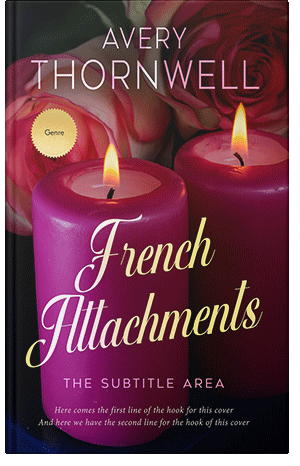 Premade Book Cover Aubergine