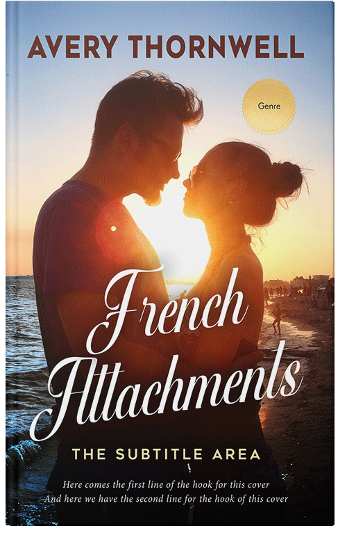 Front view of Custom & Premade Romance Book Cover - Timberwolf #17797 | BookCoverZone*