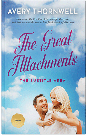 Premade Book Cover Cornflower