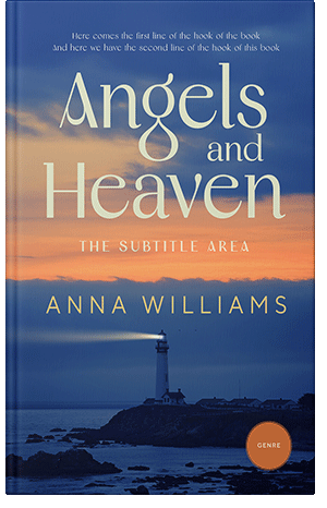 Premade Book Cover Chambray