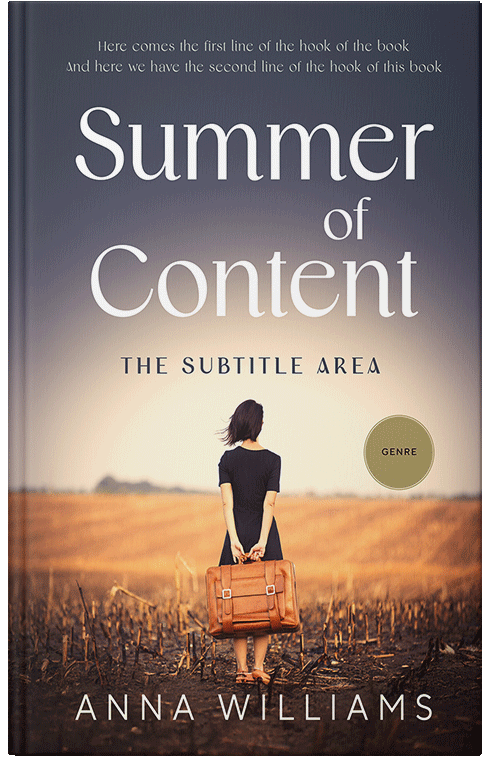 Front view of Custom & Premade Travel Book Cover - Brandy #17816 | BookCoverZone*