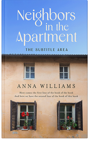 Premade Book Cover Silver