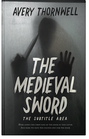 Premade Book Cover Gray Nickel - ID 17844