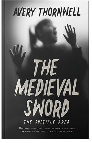 Premade Book Cover Quill Gray